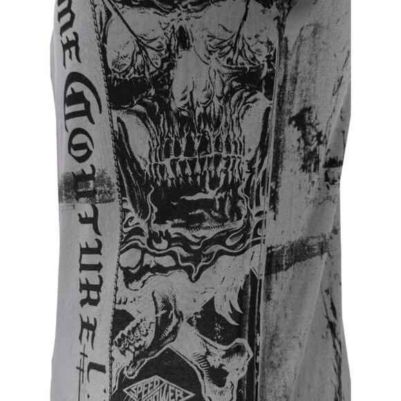 Xtreme Couture by Affliction Men's T-Shirt Crew Biker Skull Tattoo S-5XL - Picture 6 of 6